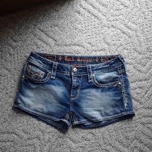 Rock Revival distressed jean shorts(Sherry)